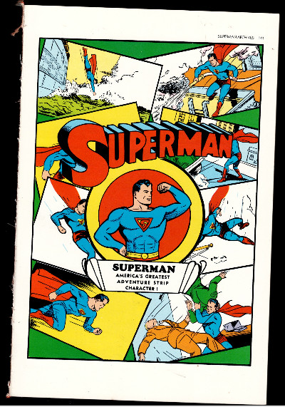 Remnants of a dis membered Superman's archives.