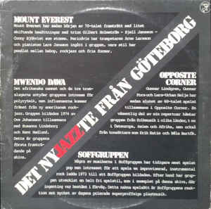 Det Nyjazzte Frn Gteborg Label: Caprice Records ‎ CAP 3006 Format: Vinyl, LP, Album Country: Sweden Released: 1977 Genre: Jazz Style: Fusion, Contemporary Jazz