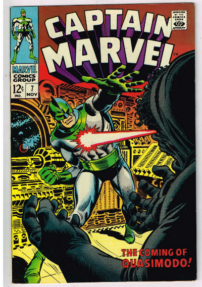 CAPTAIN MARVEL #7 1968-NOV. VOLUME 1 MARVEL