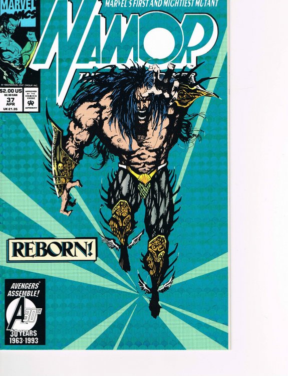NAMOR, THE SUB-MARINER, REBORN! # 37, APRIL 1993