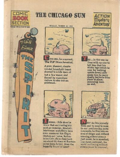 The SPIRIT; Chicago sun comic book section,march,10,1946