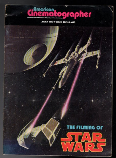 STAR WARS AMERICAN CINEMATOGRAPHER 1977 JULY RARE NM- GEORGE LUCAS
