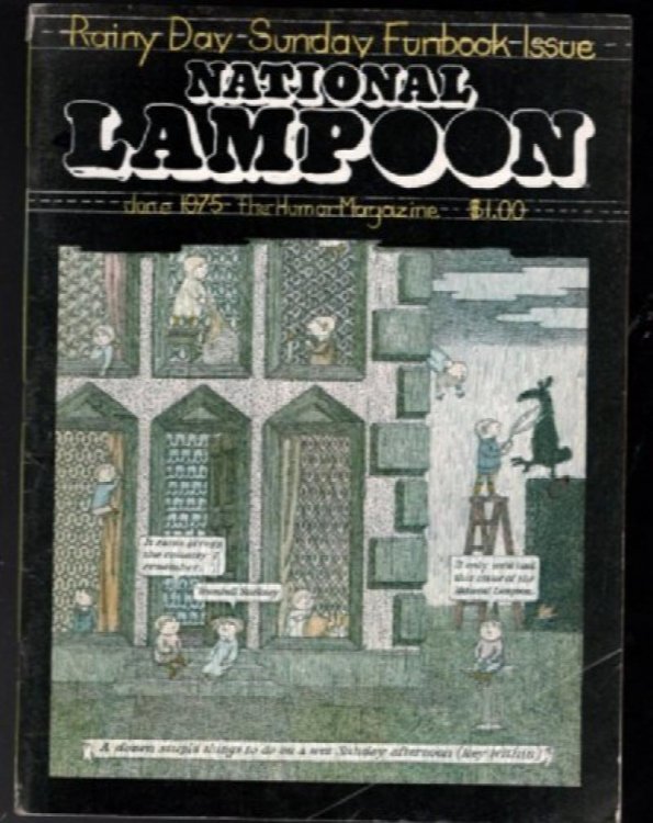 National Lampoon Magazine June 1975 Rainy Day Sunday Fun book Issue!!!!