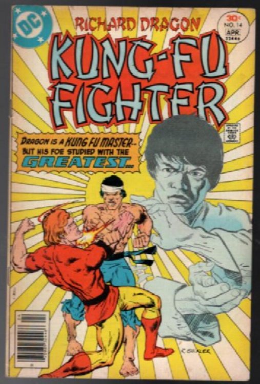 RICHARD DRAGON KUNG FU FIGHTER #14 CLASSIC BRUCE LEE ISSUE DC 1977