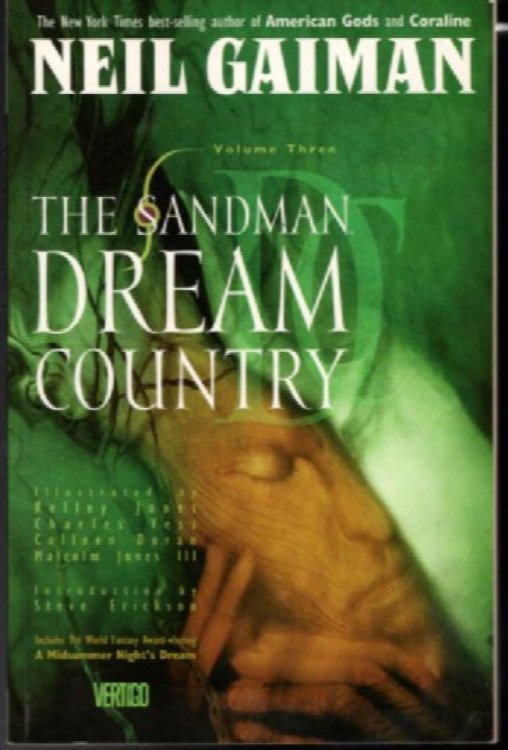 The Sandman Volume 3 Dream Country Vertigo DC TPB W Neil Gaiman Morpheus-