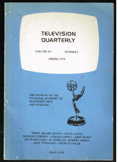 Television Quarterly vol.XV#1 spring,1978