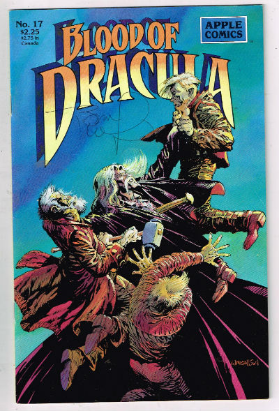 Blood of Dracula no.17 signed by Berni Wrightson