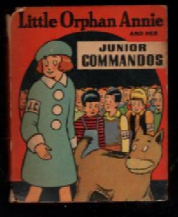 Little Orphan Annie and Her Junior Commandos Vtg. 1943 The Better Little Book