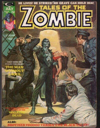 TALES OF THE ZOMBIE #6 B&W Magazine Early BROTHER VOODOO Nice Marvel Curtis 1974