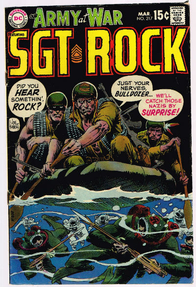 OUR ARMY AT WAR #217 march,1970 VOLUME 1 DC