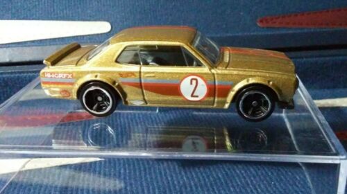 Hot Wheels Nissan Skyline HT 2000GT-X Rally 1:64 Gold 2018 NightBurnerz NM LOOSE