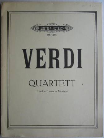 Verdi: Quartet - E minor