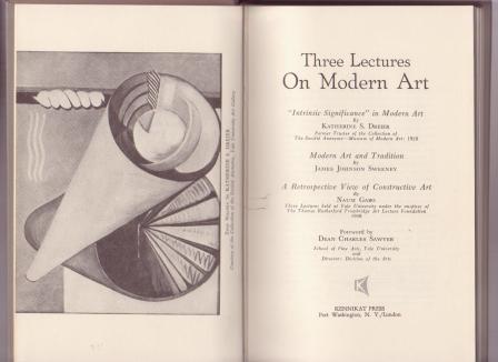 Three Lectures on Modern Art: 