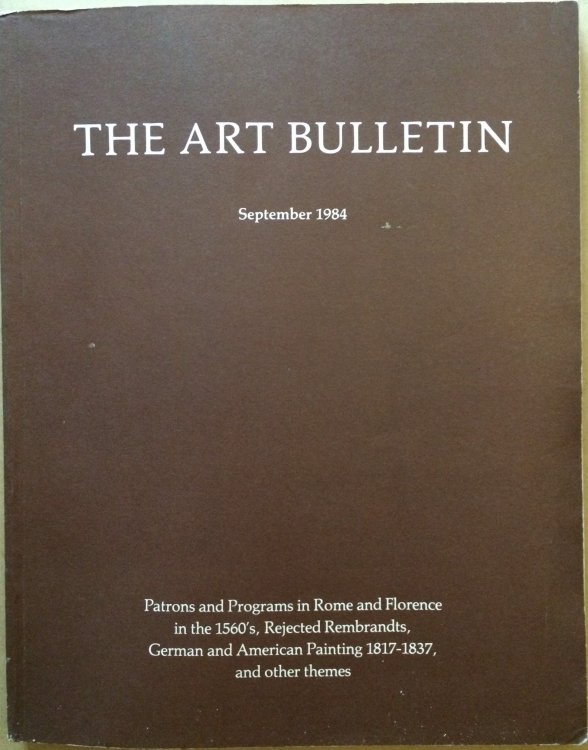 The Art Bulletin - September 1984 - Vol. LXVI, no. 3