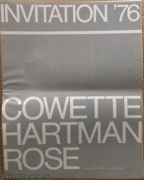 Invitation '76: Cowette, Hartman, Rose