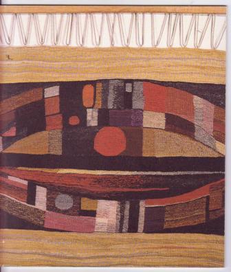 Franka Lechner: Bildteppiche + Gouache-Collagen