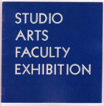 Studio Arts Faculty Exhibition, 1977