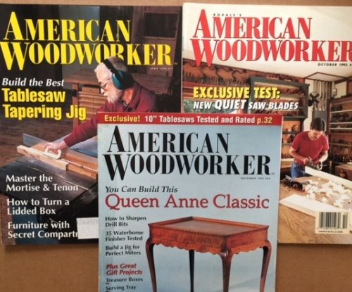 American Woodworker. 3 volumes.