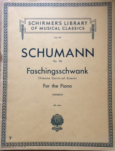 Op. 26 Faschingsschwank aus Wien (Vienna Carnival - Scene) for the Piano