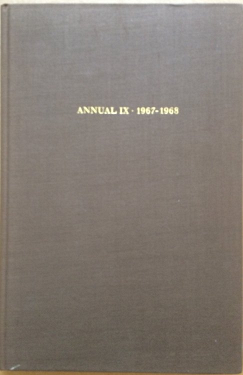 The Brooklyn Museum Annual, Volume IX, 1967-1968