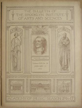The Bulletin of The Brooklyn Institute of Arts and Sciences, Volume XVII, No.18, January 13, 1917