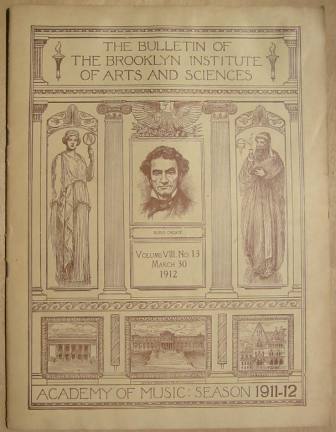 The Bulletin of The Brooklyn Institute of Arts and Sciences, Volume VIII, No.13, March 30, 1912