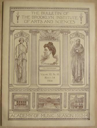 The Bulletin of The Brooklyn Institute of Arts and Sciences, Volume XII, No.10, March 14, 1914