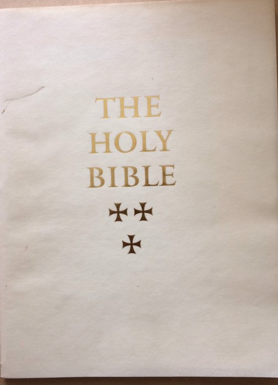 The Holy Bible, An Illustrated Folio Edition of The King James Bible to be Published in 1999 (Prospectus)