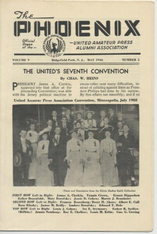 THE PHOENIX. May, 1946. Vol. V, No. 5.