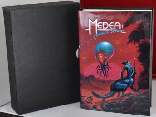 MEDEA: HARLAN'S WORLD + PRECIS, SIGNED BY 4 + ANNOUNCEMENT. Rare!