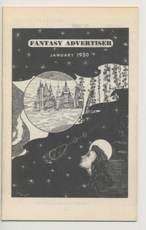 FANTASY ADVERTISER. January, 1950. 1st issue edited by Roy A. Squires.