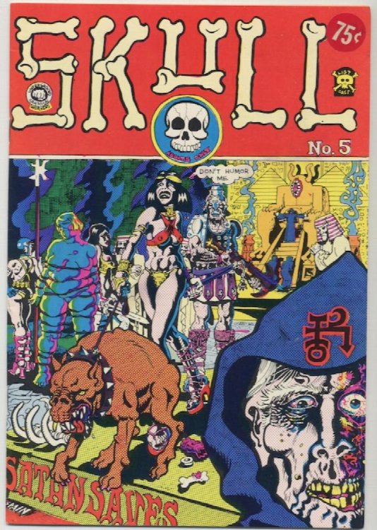 SKULL. #5. Last Gasp, Publishers, 1972. Comic Book.