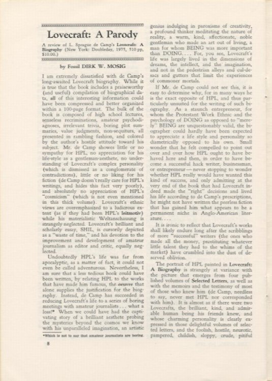 THE FOSSIL. July, 1976. Vol. 74, No. 1. Whole Number 215.