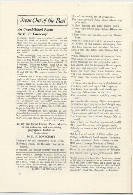 THE FOSSIL. July, 1979. Vol. 77, No. 1. Whole Number 227.