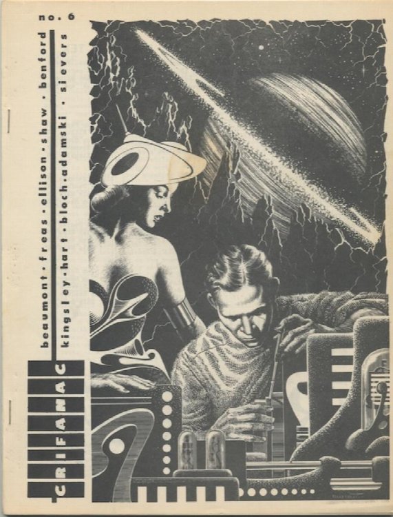 CRIFANAC 6. Early uncollected fictions by Charles Beaumont, and Harlan Ellison.