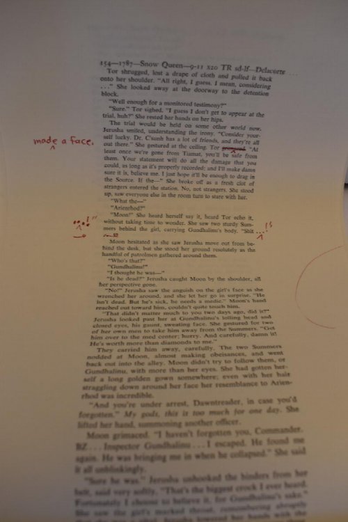 SNOW QUEEN. All Galley Proofs. Signed twice. More than 100 corrections.