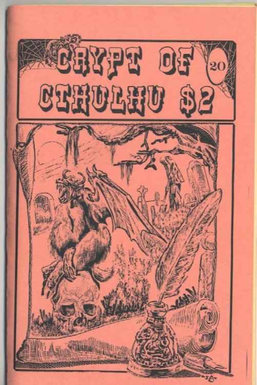CRYPT OF CTHULHU 20. The HPL Fungi from Yuggoth issue.