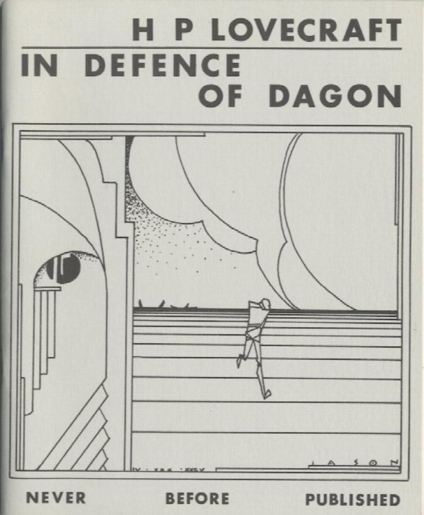 IN DEFENCE OF DAGON. Necronomicon Press 1st printing.*