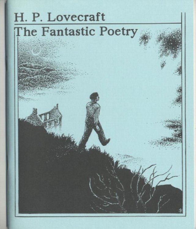 THE FANTASTIC POETRY. Blue covers.