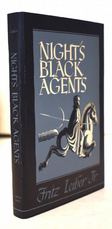 NIGHT'S BLACK AGENTS. [3084 copies printed]. The author's 1st book.
