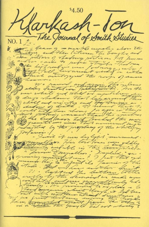 KLARKASH-TON. The Journal of Smith Studies. 1988. No. 1.