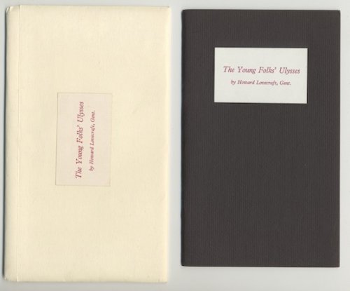 THE YOUNG FOLKS' ULYSSES. 1982. 200 numbered copies.