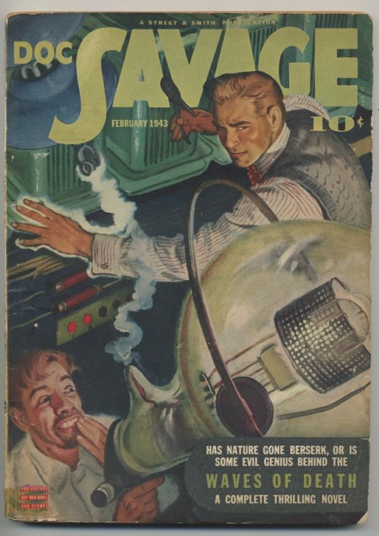 DOC SAVAGE. February, 1943. 