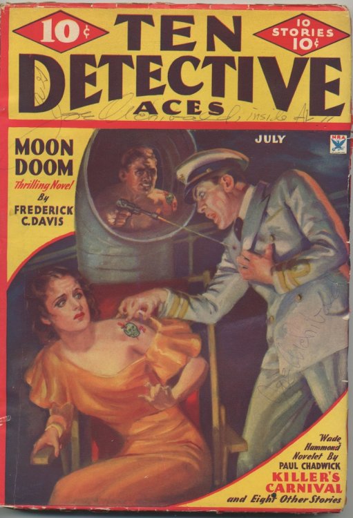 TEN DETECTIVE ACES. July, 1934.