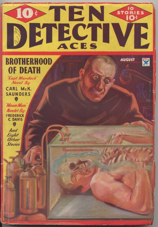 TEN DETECTIVE ACES. August, 1934.