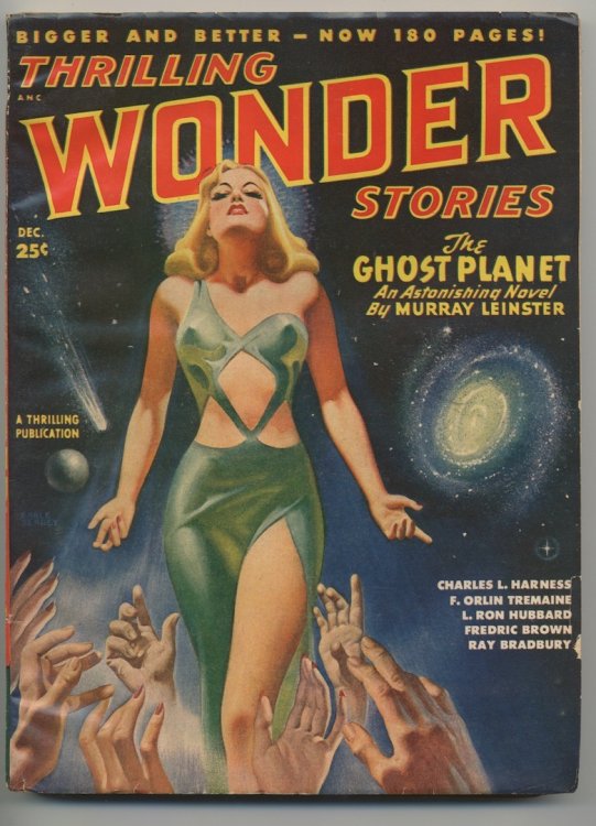 THRILLING WONDER STORIES, December, 1948.
