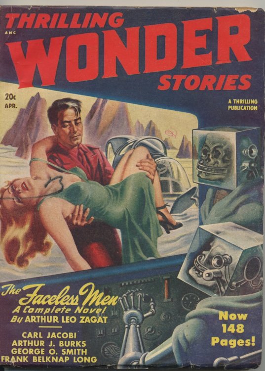 Image for THRILLING WONDER STORIES, April, 1948. A Henry Kuttner appearance. Also interior Finlay artwork. THRILLING WONDER STORIES, April, 1948. A Henry Kuttner appearance. Also interior Finlay artwork.