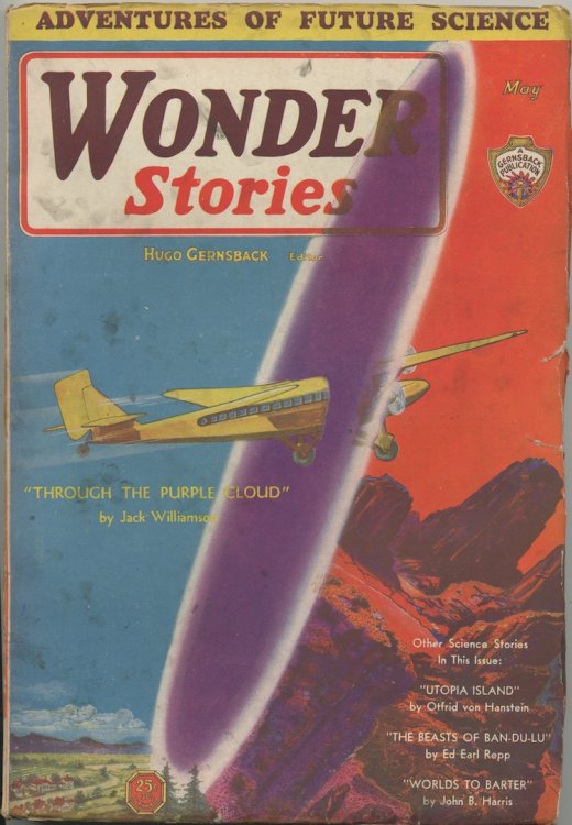 WONDER STORIES. May, 1931. John Wyndham's 1st appearanceWORLDS TO BARTER.
