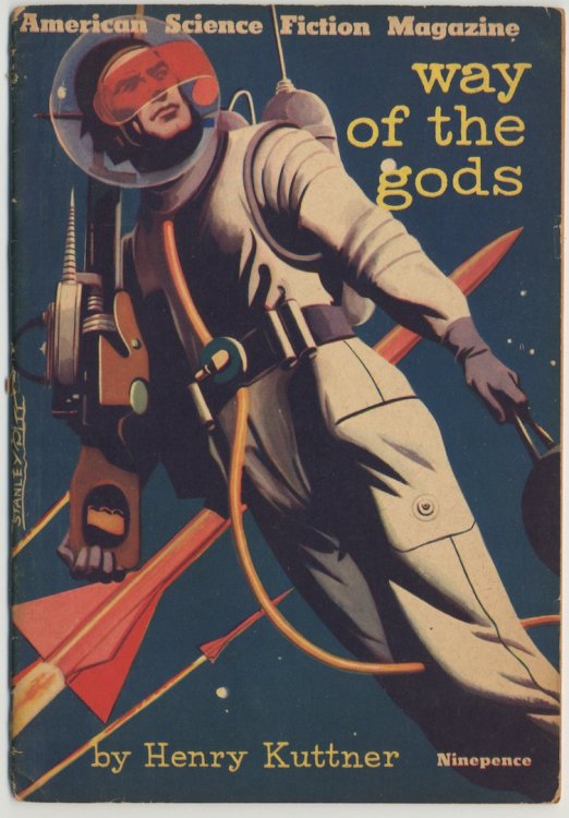 WAY OF THE GODS. Issue #28 in American Science Fiction Magazine, series. Mallian Press, Sydney, [1954].
