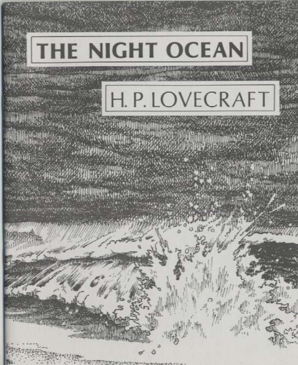 THE NIGHT OCEAN. 1986, 2nd printing. Light gray covers.